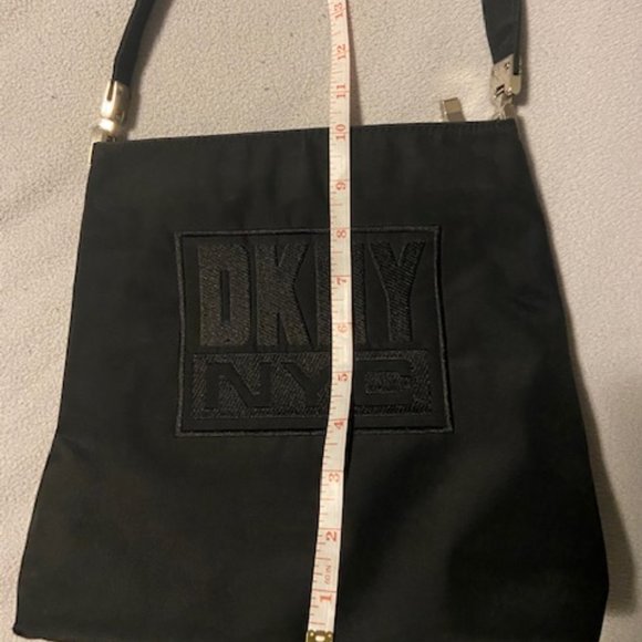 DKNY Black Nylon Crossbody Purse - Picture 4 of 8